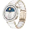 Image de HUAWEI WATCH GT 5 Pro 42mm / Boîtier en céramique nanocristalline / Bracelet en céramique blanche / GPS / ECG / Bluetooth 5.2 / Montre Connectéeé/ Fonctionne avec iOS et Android