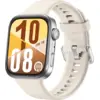 Image de HUAWEI WATCH FIT 4 / Blanc / Bracelet Fluoroélastomère / GPS / Bluetooth 5.2 / Montre connectée / Fonctionne avec iOS et Android