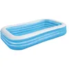 Image de Bestway 54009 Piscine Gonflable Familiale de Luxe Bleue 305 X 183 X 56 cm
