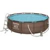 Image de Bestway Steel Pro Kit Piscine Hors Sol - 366 cm x 366 cm x 100 cm - Marron