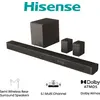 Image de Hisense AX5100G Barre de son Dolby Atmos 5.1 ch - Système Home Cinéma 340W avec Caisson Subwoofer Sans Fil, Enceintes Surround et Bluetooth 5.0.