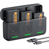 Image de K&F Concept Kit 3 batteries NP-W126S avec chargeur rapide Nouveauté
