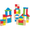 Image de Hape Jouet en Bois Construction Enfant 12 Mois et Plus - Blocs de Construction en Érable Multicolore 50 Pièces - Fille et Garçon - Baril de Formes Géométriques - Peinture Non Toxique