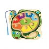 Image de Hape Circuit Billes Aimantées en Bois - Labyrinthe en Bois Tortue - Jeu Enfant dès 2 Ans pour la Motricité Fine, la Logique, la Réflexion, la Créativité & l'Apprentissage des Couleurs
