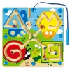 Image de Hape Circuit de Billes Aimantées en Bois - Labyrinthe Bois Insectes - Jeu Motricité Fine, Logique & Réflexion - Apprentissage des Couleurs & Reconnaissance des Insectes - Jouet Enfant 2 Ans et Plus