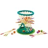 Image de Hape - Jeu de Société Enfants Pallina - Jeu de Société en Bambou Travail de la Préhension & de l'Adresse Dès 3 Ans - 2 à 4 Joueurs - Jeu d'Adresse Couleurs, Motricité Fine, Initiation Au Calcul