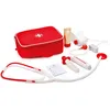Image de Jouet Hape Malette Docteur Enfant - Trousse de Docteur Complète avec Ses Six Accessoires de Médecine - Jeu de Role et d'Imitation pour Enfants Entre 2 et 4 Ans