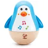 Image de Hape Pingouin Culbuto Musical - Jouet Musical en Bois pour Enfant - Jouet d'Éveil de Motricité pour Bébé dès 6 Mois - Jouet Éducatif - Jeu de Musique Fille et Garçon - Cadeau Naissance
