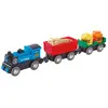 Image de Hape Train De Marchandises En Bois Avec Lumière à Piles 29x5x3.50 Cm