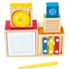 Image de Hape - Boite Musical Gigognes - Jeu de Cubes Sonores à Empiler - Jouet en Bois Musical pour Bébé dès 18 Mois - Cadeau Naissance 1er Age - Enfant Fille et Garçon - Jouets d'Éveil et de Motricité