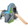Image de Jouet Hape Tunnel de Montagne pour Circuit Train en Bois - Enfant 3 Ans et Plus - Jeu Éducatif Électrique avec Son et Lumière - Compatible avec Les Circuits de Marque Traditionnelles