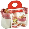 Image de Hape Panier de Viennoiseries en Tissu - Jeu d'Imitation Enfants de 18 Mois et Plus - Accessoires Dinette Réalistes - Fait en Feutrine, Souple et Facile à Saisir - Encourage Le développement Tactile