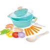 Image de Hape Set Cuiseur Vapeur - pour Les Enfants de 3 Ans et Plus- Jeu d'Imitation Interactif Cuisine, Cocotte-Minute Interactive avec 14 Ingrédients (Tomate, Oignon, Poivron...) - Facile à Utiliser