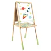 Image de Hape - Tableau Enfant 2 en 1 en Bamboo - Tableau Double Face Évolutif sur Pieds Pliable - Face Magnétique pour Feutre et Face Ardoise pour Craie - Fille & Garçon
