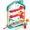 Image de Hape Toboggan Musical Arc-en-Ciel - Jeu Éducatif, Éveil Bébé 12 Mois - Apprentissage Cause à Effet, Couleurs, Musique - Cadeau Fille Garçon Instrument Musique- Motricité Fine et Pensée Critique