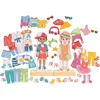 Image de Hape Puzzle en Bois Je M'habille avec Mes Vêtements Aimantés - 66 Pièces, Jeu Enfant 3 Ans Apprentissage des Couleurs, Textures, Motifs - Cadeau Anniversaire, Maternelle - Figurines Garçon et Fille