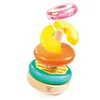 Image de Hape Donut Tour empilable, Jouet éducatif coloré, Jouet de motricité pour Enfants à partir de 18 Mois