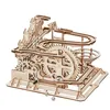 Image de Robotime Marble Roller Coaster Clockwork Mechanical 3D Puzzle Game Woodcraft Construction Kit Adult Craft Set Puzzle Present (Waterwheel Coaster)