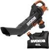 Image de WORX Souffleur Aspirateur Broyeur 3000W WG505E 3-en-1