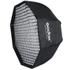 Image de Godox Boite à lumiere Octogonale Parapluie Bowens 80cm + Grille nid d'abeille