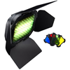 Image de Godox Kit coupe-flux + grille nid d'abeille + 4 filtres gélatines pour AD200