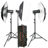 Image de Godox Kit Complet de Studio avec 3 Flash SK300II - 300D
