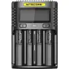 Image de NiteCore UMS4 Chargeur de piles rondes NiCd, NiMH, Li-ion, Li-polymère 10440, 10500, 12500, 12650, 13500, 13650, 14500, 14650, 16340, 16650, 17335, 17355,