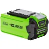 Image de Greenworks Batterie 40V - Puissante Batterie Lithium-Ion 2Ah Pour Outils de Jardin et Électriques 40V Greenworks, Charge Rapide, Contrôle de la Charge par LED à 3 Niveaux, Garantie 2 Ans - G40B2