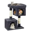 Image de Feandrea Arbre à Chat, Tour de Jeux 79,6 cm, M, 2 Niches, Griffoir