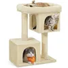 Image de Feandrea Arbre à Chat, Tour de Jeux 79,6 cm, M, 2 Niches, Griffoir