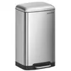 Image de SONGMICS Poubelle 30 Litres, avec Pédale en Acier, Seau Intérieur et Couvercle, Poignée, Fermeture Discrète, Hermétique, pour Cuisine, Salon, Argent LTB01L