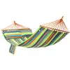 Image de SONGMICS Hamac avec Oreillers, 210 x 150 cm, Charge maximale 300 kg GDC22Q, Vert + Orange