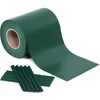Image de SONGMICS Brise-vue en PVC, Pare-vent, Clôture, rouleau de 0.19 x 40 m, opaque, décoration pour balcon et jardin, protection solaire, résistant aux UV, 25 accessoires de fixation fournis, Vert GPJ040L