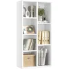 Image de VASAGLE Bibliothèque, Étagère, Meuble de Rangement avec 7 Compartiments, Étagère sur Pied, Bibliothèque Cubique, pour Salon, Bureau, Salle à Manger, Blanc Nuage LBC27WT