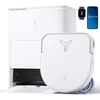 Image de ECOVACS Aspirateur Robot DEEBOT X5 Omni, Robot Aspirateur Laveur avec Station, 12800Pa, ZeroTangle, Nettoyage Humide adaptatif TruEdge, Lavage à l'eau Chaude à 70°C, Levage des Patins de 15mm, Blanc