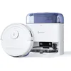 Image de ECOVACS DEEBOT Mini Aspirateur Robot, Aspiration 9 000 Pa, ZeroTangle 2.0, TrueMapping 2.0, séchage à 45  , vidage Auto, Lavage Intelligent en Profondeur, Nettoyage Auto en Un clic, Bleu