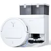 Image de ECOVACS T50 Omni Gen2 Aspirateur Robot avec Station, Puissance 21000Pa, Brosse latérale et serpillière Extensibles, ZeroTangle 2.0, AIVI 3D 2.0, Lavage à l'eau Chaude 75 , Ultra-Mince 81mm, Blanc