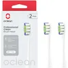 Image de Oclean Brossettes de recharge professional W02, Têtes de brosse de rechange, adaptées à toutes les brosses électriques Ocean pour adultes, poils DuPont, Tête de brosse en forme de W, 2 pcs, Blanc