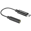 Image de Saramonic Câble Adaptateur SR-C2003 TRS Femelle 3,5 mm vers USB-C stéréo ou Mono Microphone et Audio pour enregistrer sur iPhone 15, appareils Mobiles Android, Ordinateurs, Nouvel iPad et Plus Encore