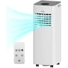 Image de ELECCI Climatiseur mobile 9000 BTU (Propulsé par AIRPLUS), unité AC 4-en-1 avec refroidissement, déshumidificateur et ventilateur, télécommande et minuterie 24 h, classe énergétique A, réfrigérant R290, kit de montage sur fenêtre inclus, pour pièces jusqu'à 30 m²
