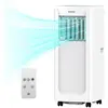 Image de ELECCI Climatiseur mobile 4-en-1 1,8 kW, refroidissement/déshumidificateur/ventilateur/mode veille, classe énergétique A, réfrigérant R290, réglable 16 30 °C, télécommande et minuterie 24 h, filtre lavable, dégivrage automatique, kit de fixation pour fenêtre inclus