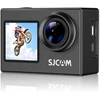 Image de SJCAM SJ4000 Caméra d'action double écran 4K - Écran LCD 2,0 pouces et écran selfie 1,3 pouce - Grand angle 170° - Stabilisation EIS - Étanche 30 m - 80 min d'enregistrement - Photo 16 MP - 5,9 x 4,2 x 3 cm