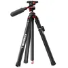 Image de Freewell Trépied de Voyage en Fibre de Carbone 59.1 » Léger 1.98 lbs Photo/Vidéo Rotule 360° (Charge Max 5kgs/11 lbs), Monopode, Plaque de Fixation Rapide, pour appareils Photo DSLR et Smartphones