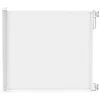 Image de vounot® Barrière de Sécurité Rétractable 0 à 180cm pour Chiens Barrière d’Escalier et de Portes Barrière Relocalisable et Enroulable Blanc