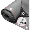 Image de vounot® Brise Vue Occultant en HDPE 230g/m² avec Attaches Protection Rayons UV Résistant aux Déchirures et au Vent Protection pour Jardin Balcon 1.8x10m Gris