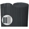 Image de VOUNOT® Canisse en PVC Brise Vue Ultra Renforcé avec Attaches de Fixation Double Face pour Jardin Balcon et Terrasse Résistante à la Corrosion et aux Intempéries 100x300cm Gris