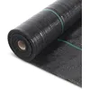 Image de vounot® Toile de Paillage 50Mx1M Géotextile Contre Les Mauvais Herbes en Fibres de Polypropylène Tissées Anti-UV 100 g/m2 Résistant Aux Déchirures avec Haute Stabilisation Bâche de Paillage Noir