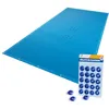 Image de VOUNOT® Bâche Piscine Rectangulaire en Polyéthylène 160g/m2 Bâche Imperméable Résistante Double Couche avec Oeillets en Aluminium Couverture Étanche 4x8m Bleu Foncé