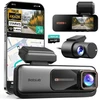 Image de BOTSLAB Dashcam Voiture 4K Avant/Arrière, Grand Angle 170°, ADAS, Vision Nuit, Parking 24H/24, GPS Intégré, Wi-Fi 5.8 GHz et Capteur Sony STARVIS
