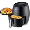 Image de Friteuse Sans Huile, Uten Friteuse à Air 1800W, 6.5L Air Fryer -2 à 8 personnes, Panneau Tactile LED avec 8 Programmes, Paniers Antiadhésifs, Sans BPA/PFOA